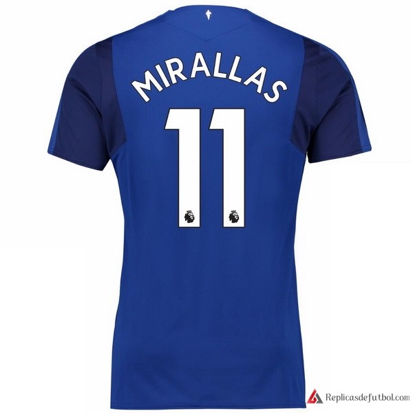 Camiseta Everton Primera equipación Mirallas 2017-2018